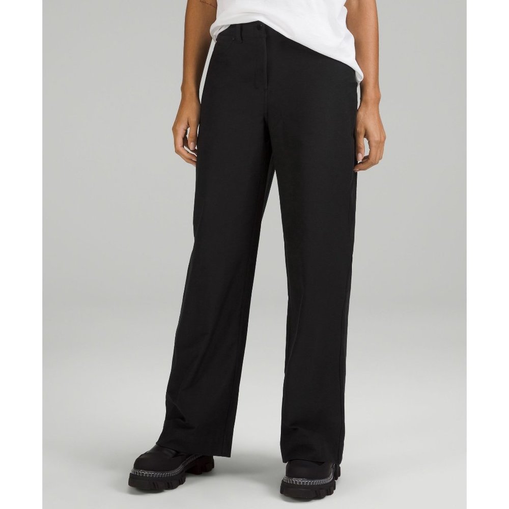 Lululemon City Sleek 5 Pocket High Rise Wide Leg Chino Pants Size 32 Utilitech